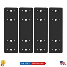 4PCS Straight Steel Flat Plates 3x10 - Perfect for Framing & Truss Connections