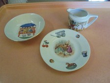 Vintage Lot of three Children's Dishes