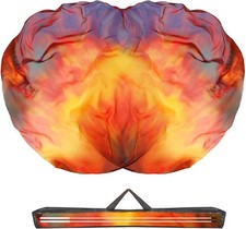 54"X54" Worship Flags for Dance Church, Praise Dance Flags, Silk-Like Chiffon Fl