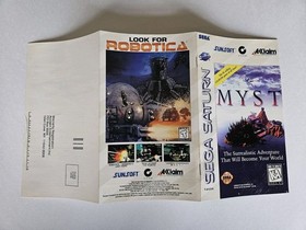Myst Sega Saturn Complete CIB, Game, Manual & Original Case Tested *Please Read*