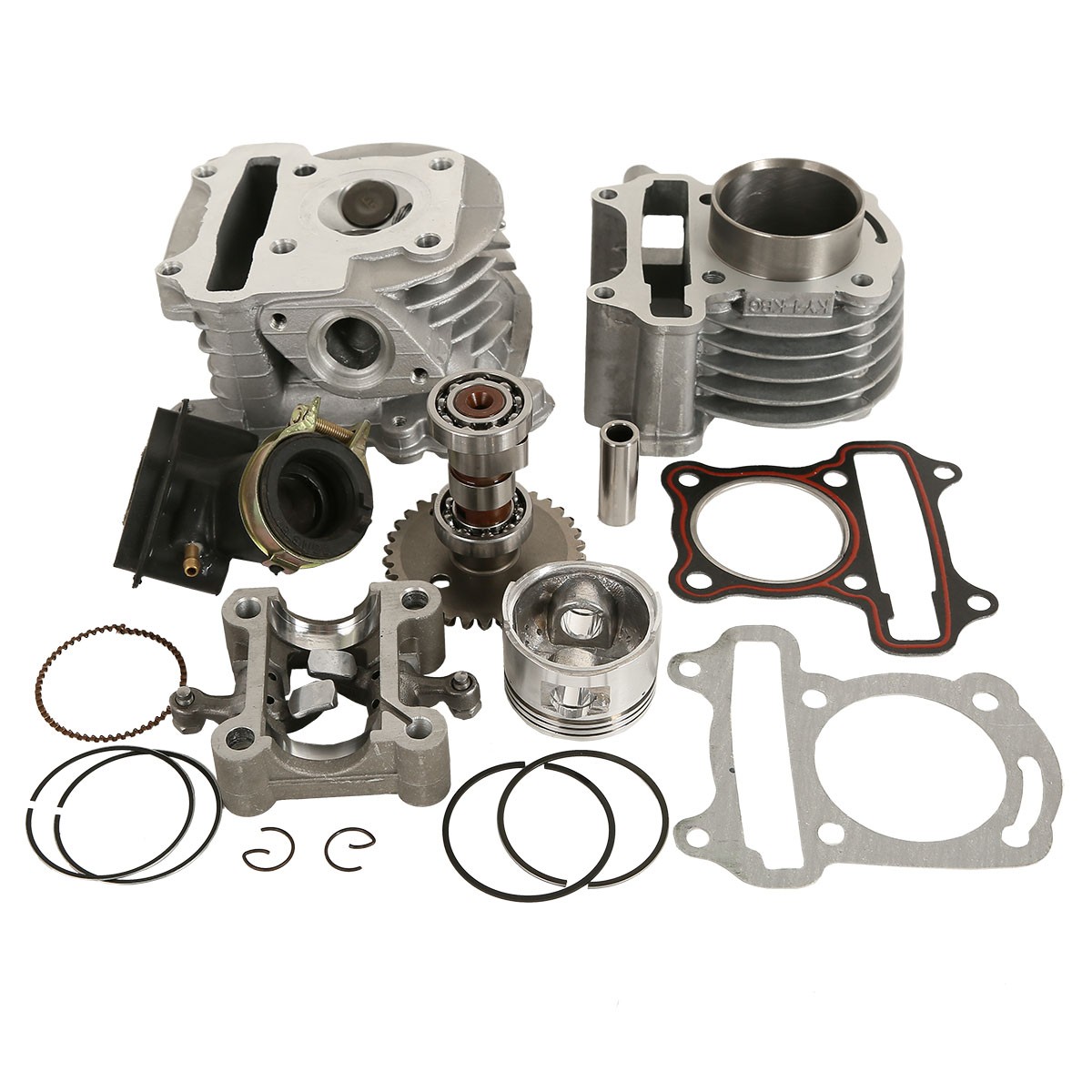 GY6 50CC To 80CC Big Bore Cylinder Rebuild Kit Fits For Roketa