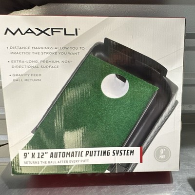 Maxfli MX354 9ft x 12in Automatic Putting Mat Golf Indoor/Outdoor Ball Return