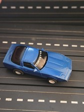 TYCO CORVETTE BLUE SLOT CAR VINTAGE
