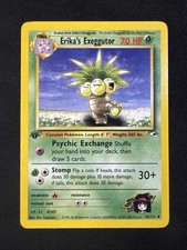 Erika's Exeggutor 044/132 Gym Heroes Regular 1st Edition Pokemon MJ