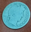 1907-D Silver Barber Half Dollar