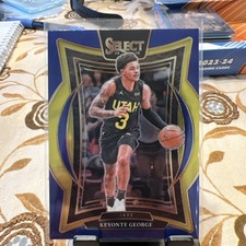 2024-25 Panini Select - Concourse Keyonte George #49 Blue Prizm