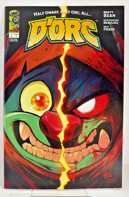 D Orcs #1 Second Print Image Comics NM+ High Grade Brett Bean Cover
