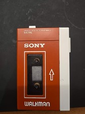 Sony Walkman WM-3 Cassette Player Custom Repainted Orange With Original Case