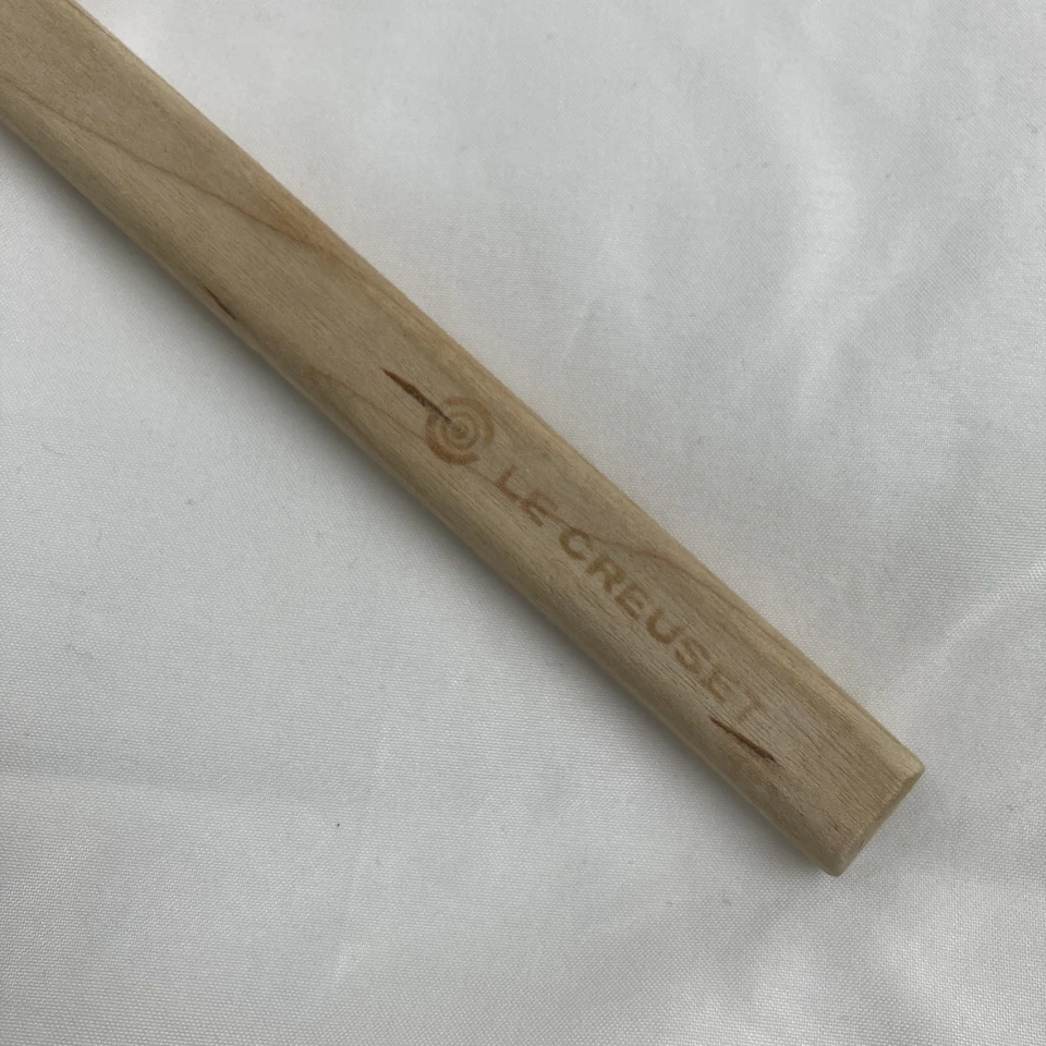LE CREUSET Raspador de Espátula de Silicona y Madera Blanco 12" Utensilios de Cocina Cocina Foto 2 de 4