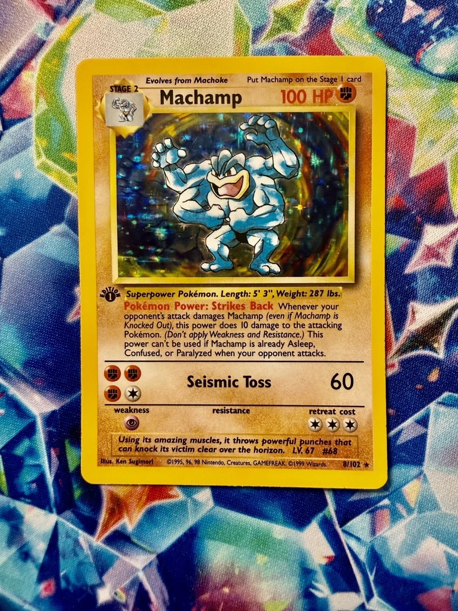 machamp pokemon card ebay Pokémon TCG Base Set Machamp Grade 9.5 Individual Collectible Card Game  Cards for sale