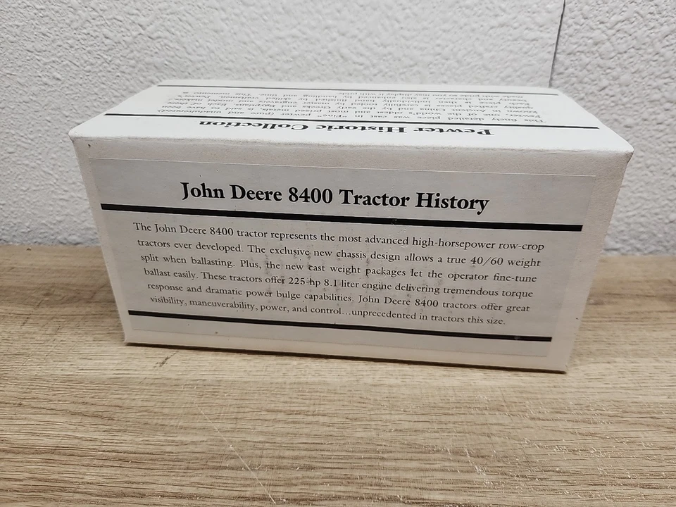 1/43 Pewter John Deere 8400 Regular Edition - Image 4 of 4