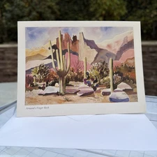 Diana Madaras Madaras Gallery Tucson Arizona Postcard ARMANDS FINGER ROCK
