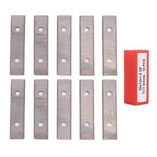 Carbide Inserts Cutter Blades for Paint Scraping Square Shape Set of 10