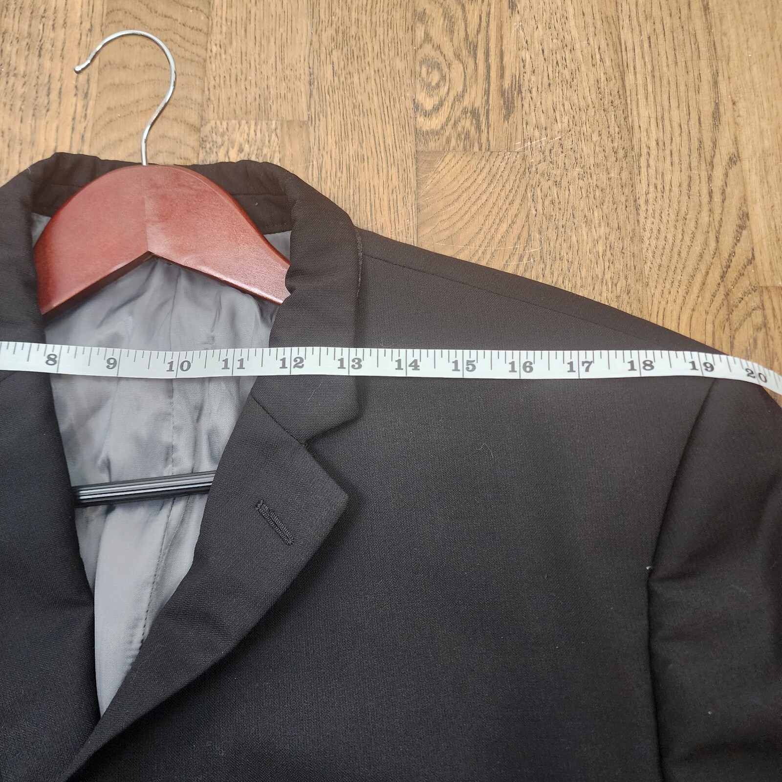 Peter Millar Two Button Solid Black Blazer Men's … - image 13