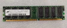 Micron 256MB DDR-266MHz PC2100 SDRAM Memory MT8VDDT3264AG-265B1 PC2100U-25330-A0