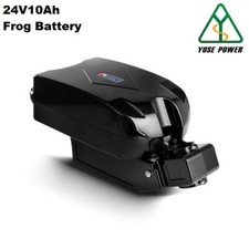 YOSE POWER Frog Electric Bicycle Battery 24V10Ah Li-ion E-bike Battery Seat Tube