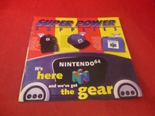 Nintendo 64 N64 Super Power Supplies Nintendo Power Catalog ONLY 
