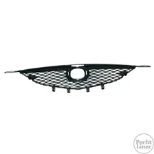 Black Front Grille Assembly Replacement Fit 04-06 Mazda 3 Mazda3 4 Door Sedan