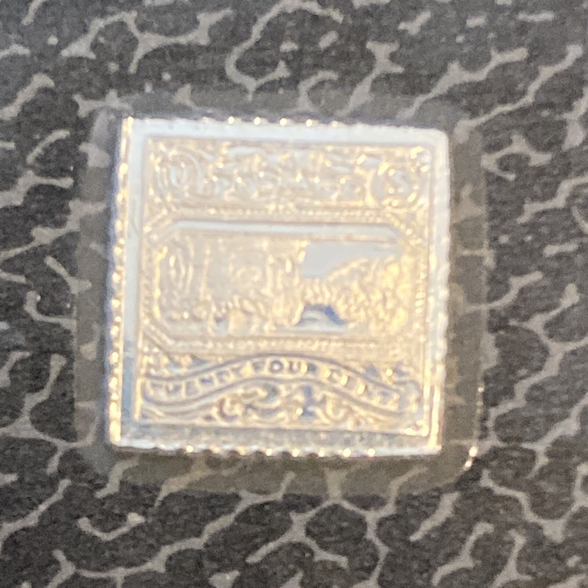 2 Stamps - Franklin Mint 100 greatest stamps of the world silver