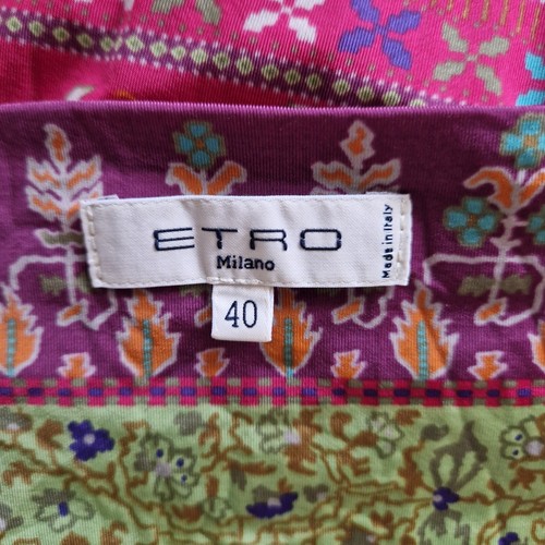 Etro Milano Etro jersey wrap front dress Size 42 UK 10 - Picture 5 of 7