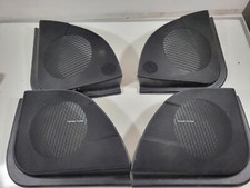 ✅06-11 Mercedes W219 CLS550 CLS55 Speaker Cover set of 4 BLACK CLS63