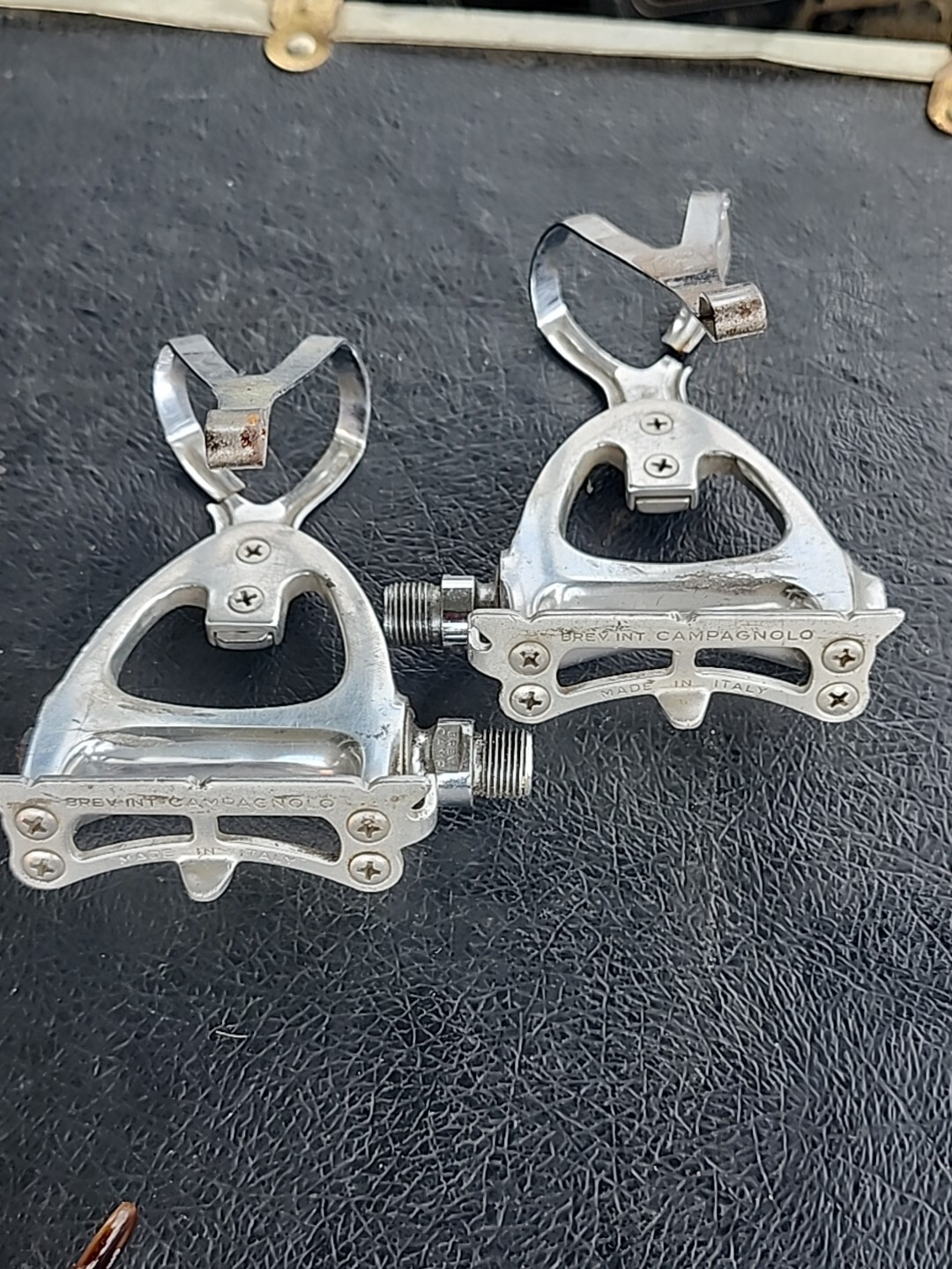 Pedals Bike Caged Toe Clips Vintage campagnolo chorus Road Bike Pedals