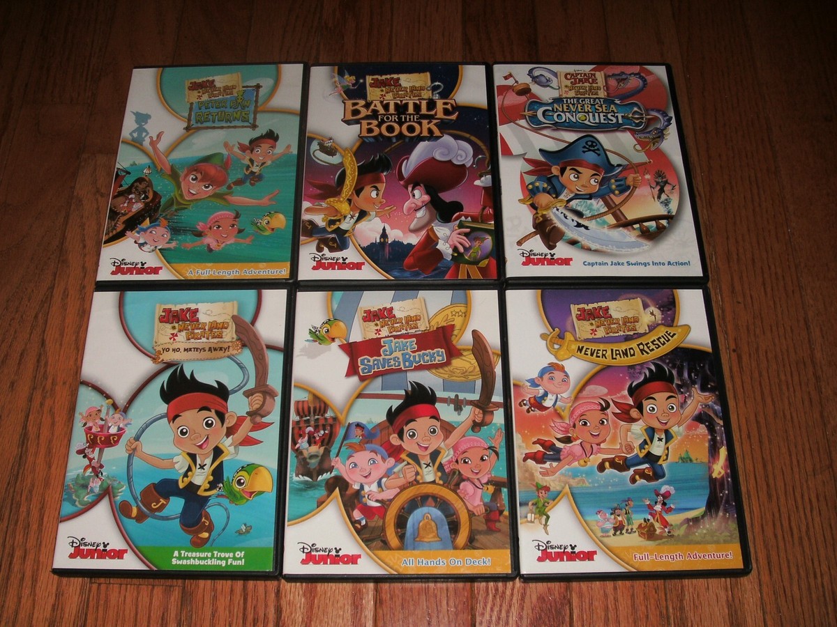 Disney's Jake and the Neverland Pirates collection of 6 on DVD