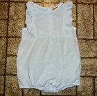 Penelope Mack Girl's One Piece Romper. Sz. 24 Mos. With Embroidered Flowers. — photo 1