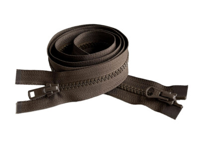 25 Inch YKK #5 VISLON 2-Way Medium Weight Molded Plastic Separating Made in USA