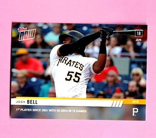 2019 Topps Now 390 Josh Bell
