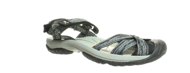 Women KEEN Bali Strap 1016806 Neutral Grey Black Athletic Walking Sandal Shoes 8 for sale online 