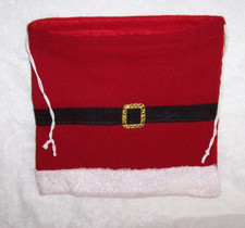 Santa Pants Holiday Gift Bags or Totes - Set of 2
