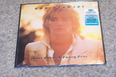 ROD STEWART ''FOOTLOOSE AND FANCY FREE'' U.S LP PRESSED ON SEA BLUE VINYL LP IS BR