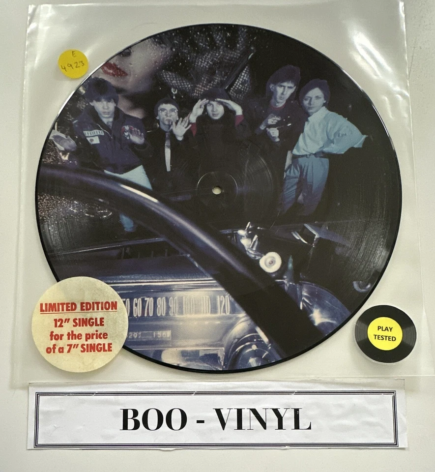 The Cars. Since You're Gone. 12"Vinyl Single Picture Disc 1982 EX / EX Condition - Image 3 of 4
