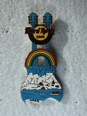 Hard Rock Cafe Niagara Falls Rainbow Guitar Pin