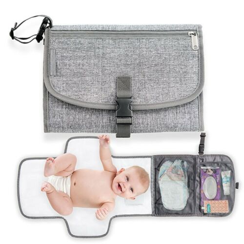 Waterproof Baby Diaper Changing Mat Travel Pad Perfect Size Quick Clean And Dry - Picture 1 of 3