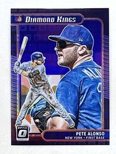 Pete Alonso 2021 Panini Donruss Optic Diamond Kings Pandora Purple /99 #19 Card