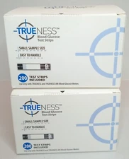 True Metrix Blood Glucose Test Strips 200 CT (4 BOXES) EXP 04/2026. FREE SHIP