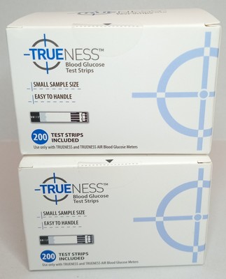 True Metrix Blood Glucose Test Strips 200 CT (4 BOXES) EXP 04/2026. FREE SHIP