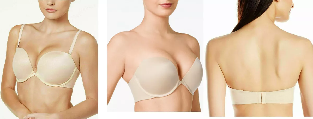 SELONE Bras for Women Push Up No Underwire for Large Bust Backless