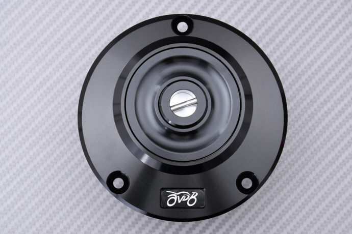 Bouchon de réservoir anti-vol quart de tour noir pour Honda CBR 1000 RR 2017-2019