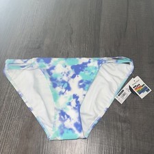 NWT No Boundaries Junior's Double Tab Bikini Swim Bottom Cheeky Size L/G 11-13