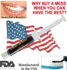 NEW 100 ORGANIC FRESH MINT ACTIVATED CHARCOAL NATURAL TEETH WHITENING GEL USA 