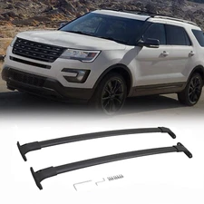 2PCS Roof Rack Cross Bars Fit for Ford Explorer 2016-2019 Rooftop Cargo Carrier
