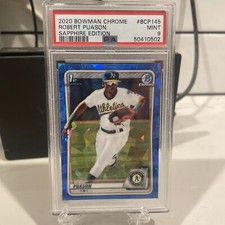 2020 Bowman Sapphire Robert Puason Chrome Rc #BCP-145 PSA 9 - POP 160
