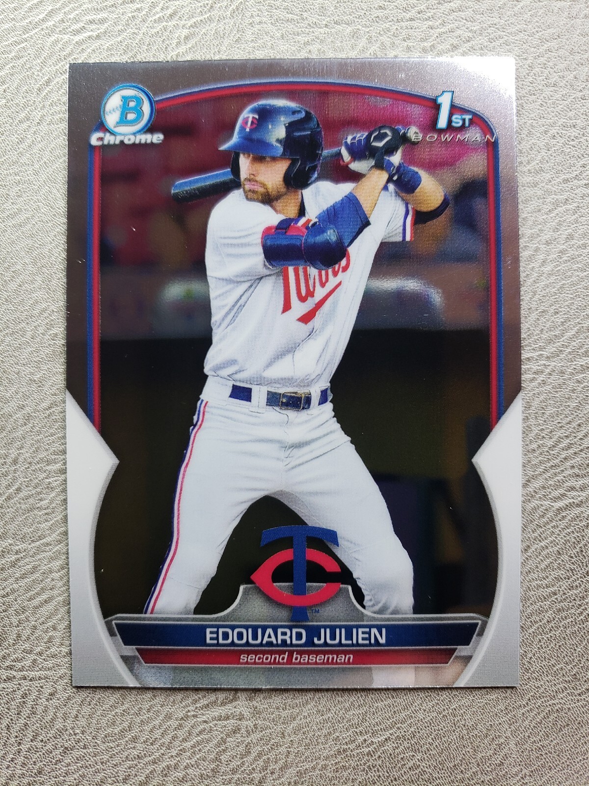 2023 Bowman Chrome Edouard Julien 1st Prospect Chrome #BCP-82