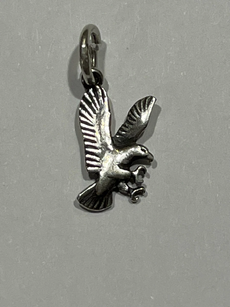 James Avery Sterling Silver Freedom Bald Eagle Bird Charm Retired
