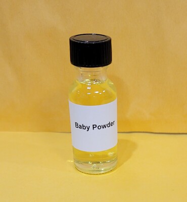 BABY POWDER Perfume Body Oil 1/2 oz - 15 ml Splash Bottle NEW for UNISEX