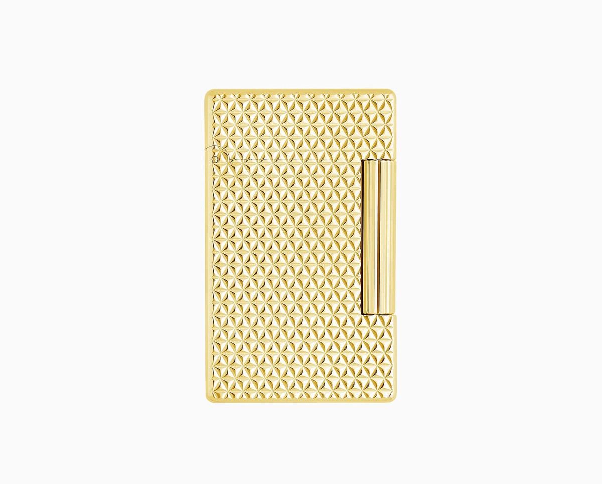 S.T. Dupont ゴールドライター 2011 New Le Grand Dupont Yellow Gold Diamond Head Lighter