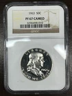 1963 Franklin Silver Half Dollar 50C NGC PF67 CAMEO
